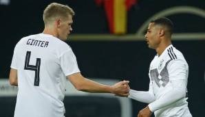 MATTHIAS GINTER: Zeigte an der Seite von Süle und Rüdiger in der deutschen Dreier-Innenverteidigung eine solide Vorstellung - nicht mehr und nicht weniger. Note: 3.