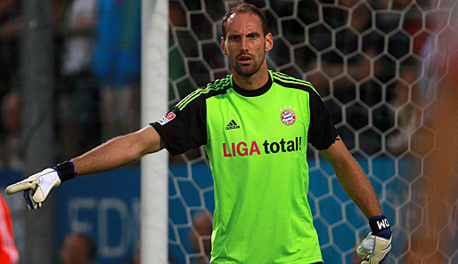 Tom Starke wird im Pokal gegen Kaiserslautern wohl von Beginn an das Tor der Bayern hüten