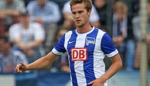 Sebastian Langkamp quälte sich mit der Hertha zum Sieg gegen Viktoria Köln