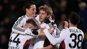 Stefan Kießling trug sich auch im DFB-Pokal in die Torschützenliste ein