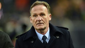 Hans-Joachim Watzke beim Spiel des BVB gegen den FC Liverpool