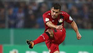 Kevin Volland bekam im Spiel gegen Borussia Mönchengladbach einen Schlag ab