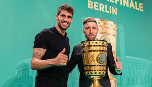 Javi Martinez und Kavin Kampl stehen sich im DFB-Pokalfinale gegenüber.