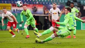 Wout Weghorst war der Unglücksrabe im Pokal-Viertelfinale gegen Leipzig.