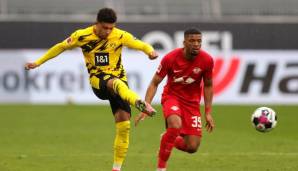 In der Bundesliga traf Jadon Sancho doppelt gegen RB Leipzig.