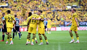 Der BVB zieht letztendlich souverän in die zweite Pokalrunde ein.