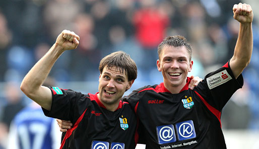 Andreas Richter (l.) erlitt im Training des Chemnitzer des einen Herzinfakt