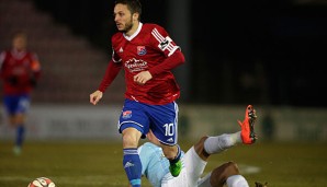 Alon Abelski leitete mit seinem 1:0 den Sieg gegen Rostock ein