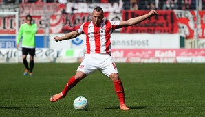 Toni Lindenhahn erzielte das 2:0 gegen Erfurt