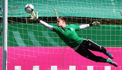 Das DFB-Trainerteam ist von den guten Leistungen von Marc-Andre ter Stegen im Training angetan