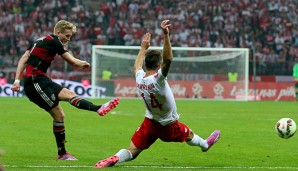 Andre Schürrle (l.) beim EM-Qualifikationsspiel gegen Polen