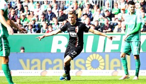 Alfred Finnbogason hatte erheblichen Anteil am Klassenerhalt des FC Augsburg