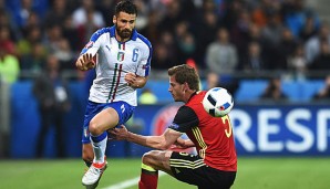 Antonio Candreva hatte seinen Stammplatz im rechten Mittelfeld Italiens sicher