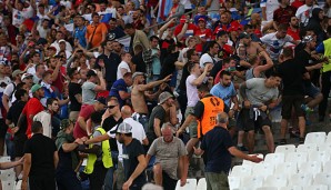 Im Stade Velodrome kam es bereits vor einer Woche zu Ausschreitungen