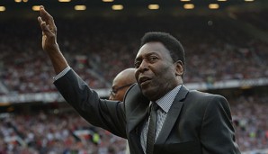 Pele durfte eine Mannschaft voller Stars trainieren