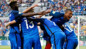 Frankreich führte zur Halbzeit bereits mit 2:0