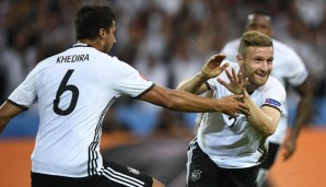 Shkodran Mustafi traf für die DFB-Elf zum 1:0 per Kopf