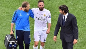 Unter Schmerzen musste Carvajal das Finale gegen Atletico vorzeitig beenden