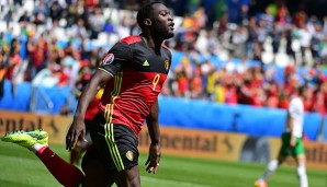 Romelu Lukaku nach seinem Treffer gegen Irland