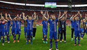 Für die Isländer ist die EM mit dem Erreichen des Achtelfinals bereits ein großer Erfolg