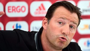 Marc Wilmots nimmt mit den Belgiern die Favoritenrolle gegen Ungarn an