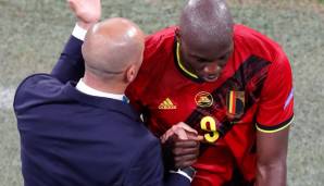 Roberto Martinez und Belgien-Stürmer Romelu Lukaku.