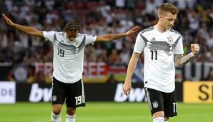 Marco Reus und Leroy Sane wollen sich für die EM 2020 qualifizieren.