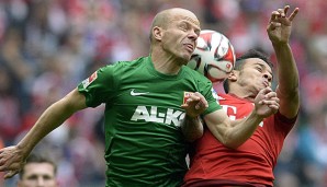 Für Tobias Werner (l.) ging es in seiner Zeit beim FC Augsburg meistens nach oben