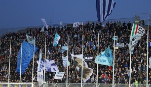 Friedliche Lazio-Rom-Fans