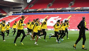 Der BVB bereit sich für das Rückspiel an der Anfield Road vor