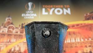 Die Trophäe der Europa League.