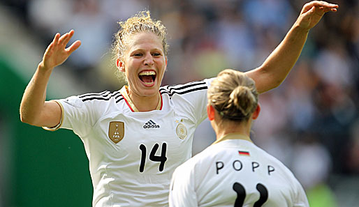 Kim Kulig (l.) und Alexandra Popp sind Teil der neuen Generation bei den DFB-Frauen