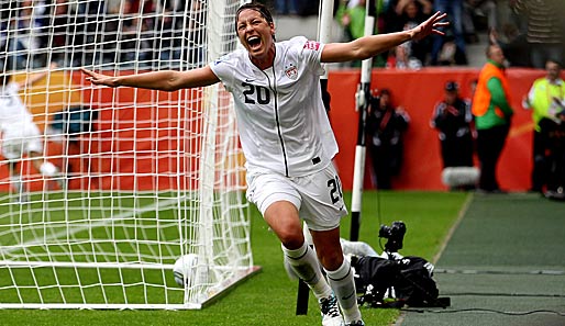 Stürmerin Abby Wambach ist vor dem Finale in Frankfurt gegen Japan siegessicher