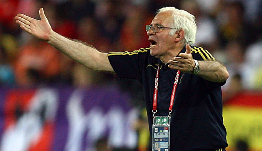 Luis Aragones wurde 2008 mit Spanien Europameister