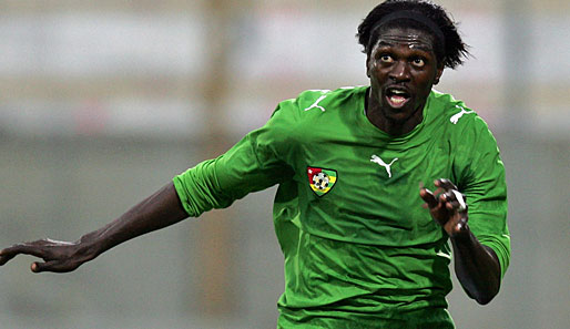 Emmanuel Adebayor wechselte 2009 vom FC Arsenal zu Manchester City