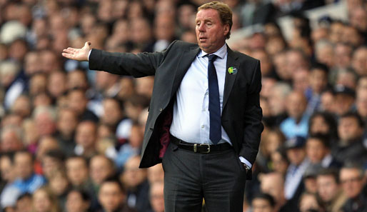 Harry Redknapp ist seit 2008 Trainer von Tottenham Hotspur