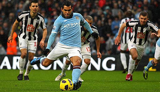 Carlos Tevez erzielte in der vergangenen Saison in 31 Premier-League-Spielen 21 Tore