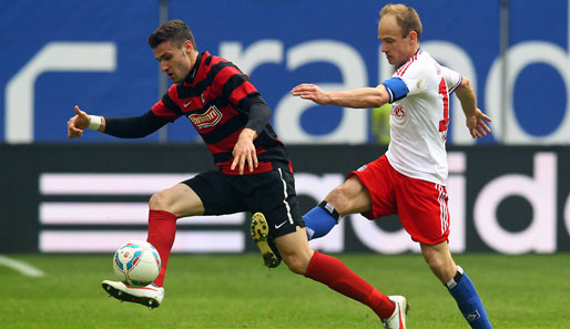 David Jarolim (r.) bekam nach der abgelaufenen Saison keinen Vertrag mehr beim Hamburger SV