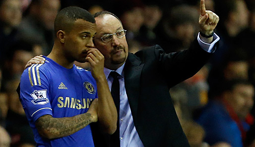 Rafael Benitez, hier mit Chelseas Ryan Bertrand, erregte 2010 als Inter-Coach mächtig Aufsehen