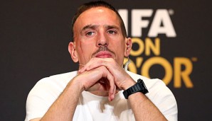 Franck Ribery wurde Dritter bei der Wahl zum Weltfußballer 2013