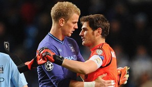 Tauschen vielleicht schon bald den Verein - Joe Hart und Iker Casillas