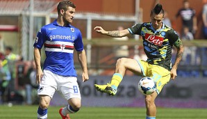 Der deutsche Verteidiger Shkodran Mustafi (l.) wechselte 2011 zu Sampdoria Genua