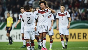 Leroy Sane glänzte beim lockeren 4:0 gegen Finnland mit zwei Toren und einer Vorlage