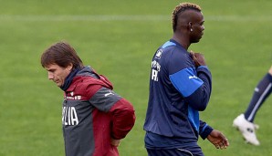 Antonio Conte fordert von Mario Balotelli Taten auf dem Platz