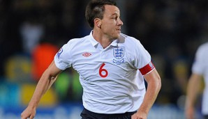 John Terry stand bislang in 78 Spielen für England auf dem Feld