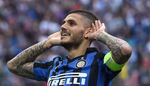 Mauro Icardi wird offenbar beim SSC Neapel als Nachfolger von Gonzalo Higuain gehandelt