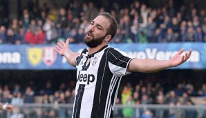 Gonzalo Higuain spielt seit dieser Saison bei Juventus Turin