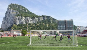 Das Victoria Stadium in Gibraltar wird ausgebaut