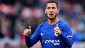 Platz 19: Eden Hazard (Chelsea/Belgien)