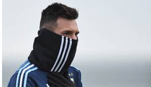 Lionel Messi im Training der argentinischen Nationalmannschaft vor dem Spiel in Russland